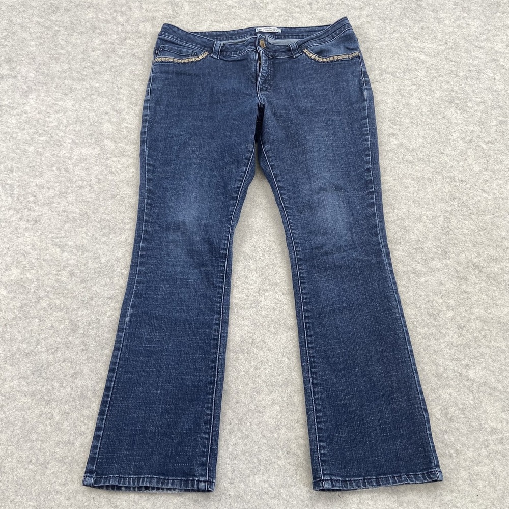 Lee Slender Secret Bootcut Jeans NO TAG (37x29) Blue Med Wash Denim